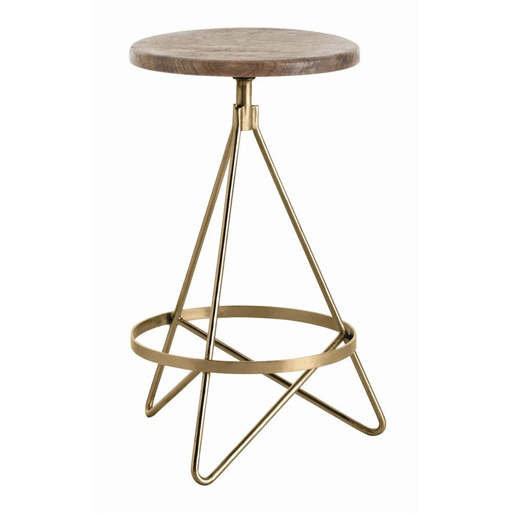 Arteriors Home Wyndham Swivel Counter Stool Vintage Brass 1 Arteriors Home Wyndham Swivel Counter Stool Vintage Brass