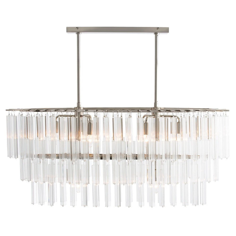 Arteriors Home Nessa Chandelier Oval Nickel New Arrivals 4 Arteriors Home Nessa Chandelier Oval Nickel New Arrivals