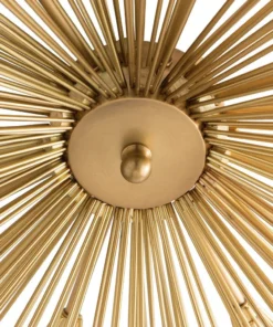 Arteriors Home New Arrivals Roxanne Flush Mount Antique Brass