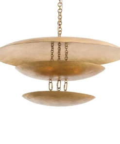 Arteriors Home Florko Chandelier Gold Leaf