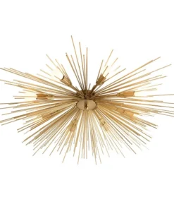 Arteriors Home New Arrivals Roxanne Flush Mount Antique Brass