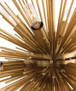 Arteriors Home Zanadoo Chandelier Brass 8 Arteriors Home Zanadoo Chandelier Brass