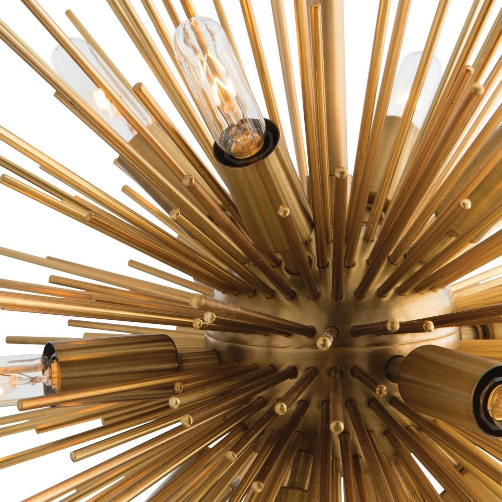 Arteriors Home Zanadoo Chandelier Brass 3 Arteriors Home Zanadoo Chandelier Brass