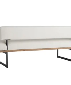 Arteriors Home Tuck Bench Bone Linen New Arrivals