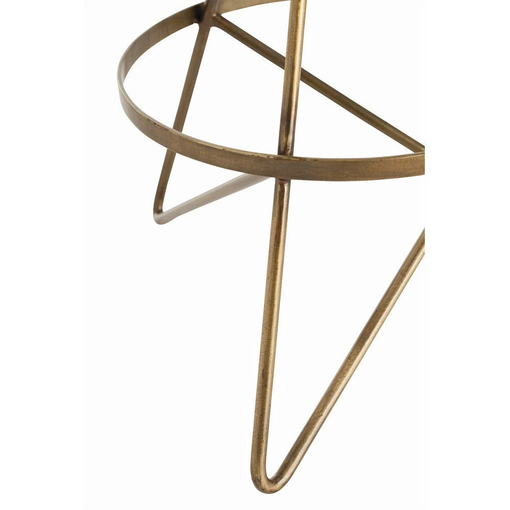 Arteriors Home Wyndham Swivel Counter Stool Vintage Brass 2 Arteriors Home Wyndham Swivel Counter Stool Vintage Brass