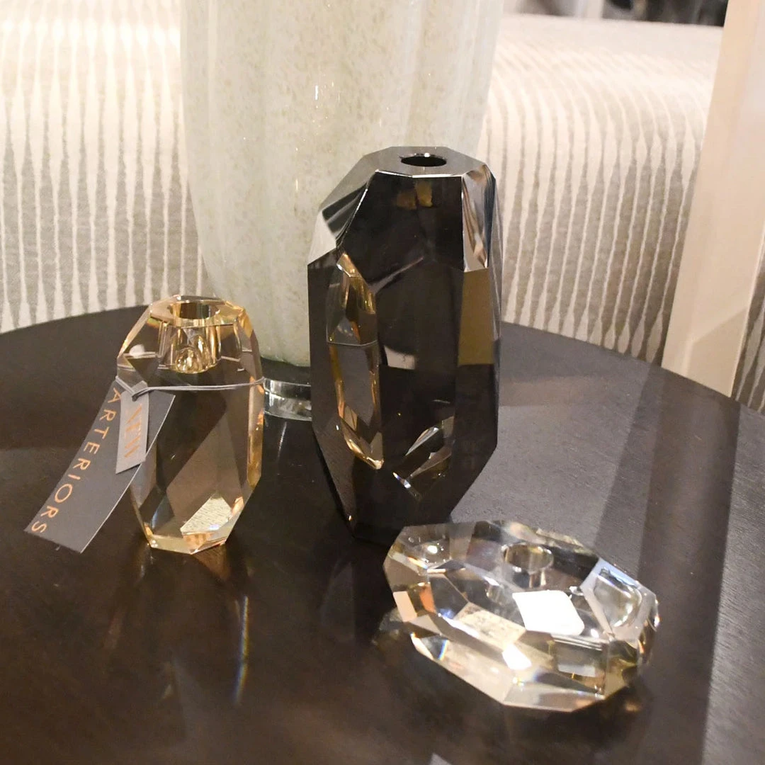 Arteriors Home Violet Candle Holders Set Of Three New Arrivals 2 Arteriors Home Violet Candle Holders Set Of Three New Arrivals