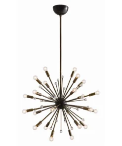Arteriors Home New Arrivals Imogene Large Chandelier Brass