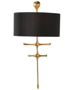 Arteriors Home Gilbert Wall Sconce Gold Leaf 8 Arteriors Home Gilbert Wall Sconce Gold Leaf