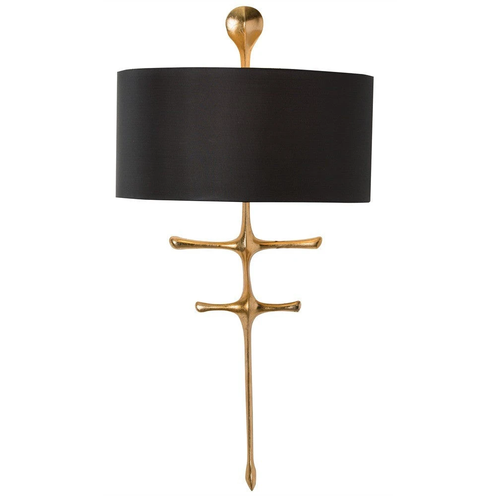 Arteriors Home Gilbert Wall Sconce Gold Leaf 3 Arteriors Home Gilbert Wall Sconce Gold Leaf