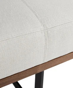 Arteriors Home Tuck Bench Bone Linen New Arrivals