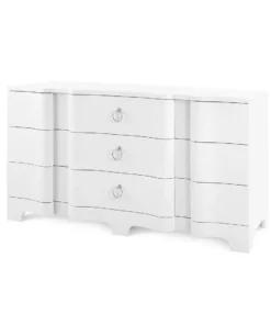 Bungalow 5 Bardot Extra Large 9 Drawer Dresser White