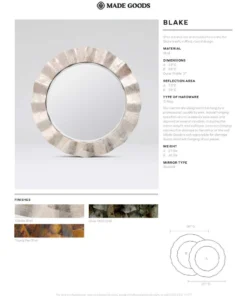 Made Goods Blake Mirror Kabibe