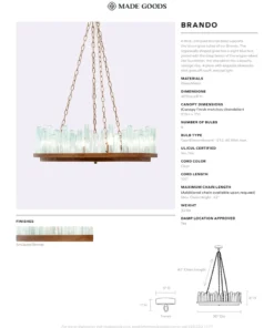 Made Goods Brando Chandelier