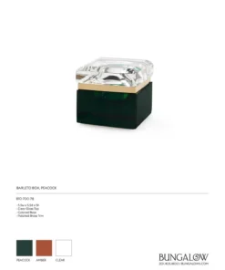 Bungalow 5 Barleto Box Peacock New Arrivals