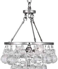 Robert Abbey Bling Small Chandelier Polished Nickel