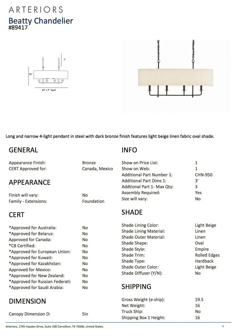 Arteriors Home New Arrivals Beatty Chandelier Bronze 5 Arteriors Home New Arrivals Beatty Chandelier Bronze