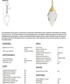 Arteriors Home Berkley Pendant 18 Arteriors Home Berkley Pendant