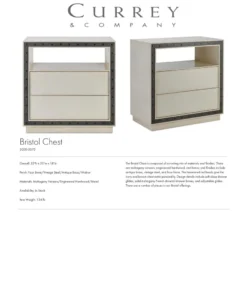 Currey And Company Bristol Chest Gray 7 Currey And Company Bristol Chest Gray