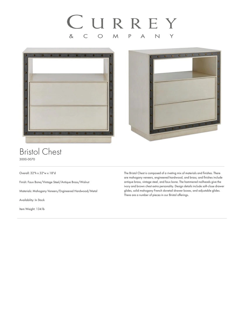 Currey And Company Bristol Chest Gray 4 Currey And Company Bristol Chest Gray