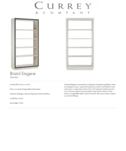 Currey And Company New Arrivals Bristol Etagere