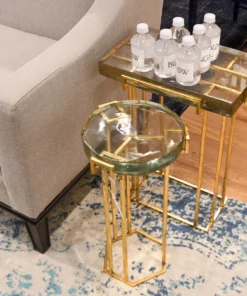 Bungalow 5 New Arrivals Prism Side Table Gold 16 Bungalow 5 New Arrivals Prism Side Table Gold