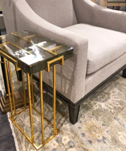 Bungalow 5 New Arrivals Prism Side Table Gold