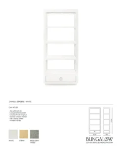 Bungalow 5 Camilla Etagere White 15 Bungalow 5 Camilla Etagere White