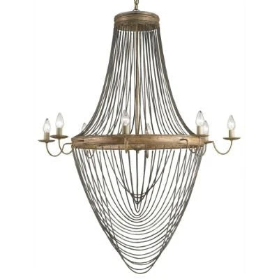 Currey And Company Lucien Chandelier Large 1 Currey And Company Lucien Chandelier Large
