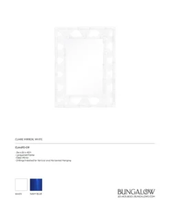 Bungalow 5 Claire Mirror White