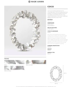 Made Goods Coco Mirror White Faux Coral New Arrivals 11 Made Goods Coco Mirror White Faux Coral New Arrivals