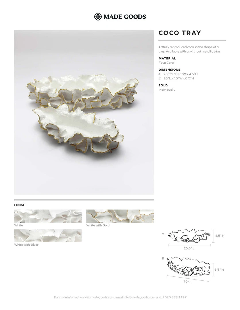 Made Goods Coco Tray White 5 Made Goods Coco Tray White