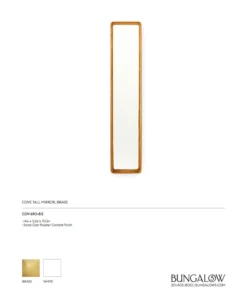 Bungalow 5 Cove Tall Mirror Brass New Arrivals 5 Bungalow 5 Cove Tall Mirror Brass New Arrivals