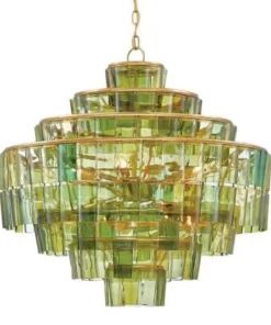 Currey And Company Sommelier Chandelier Green New Arrivals