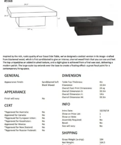 Arteriors Home New Arrivals Campbell Cocktail Table 12 Arteriors Home New Arrivals Campbell Cocktail Table