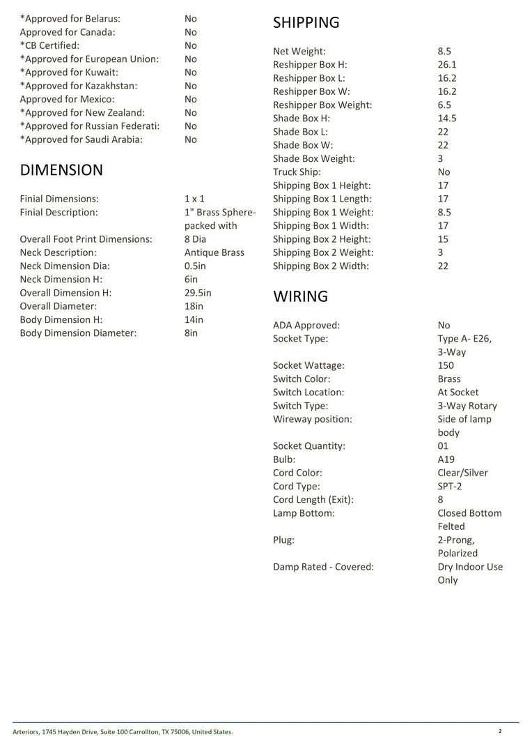 Arteriors Home Capelli Lamp New Arrivals 6 Arteriors Home Capelli Lamp New Arrivals