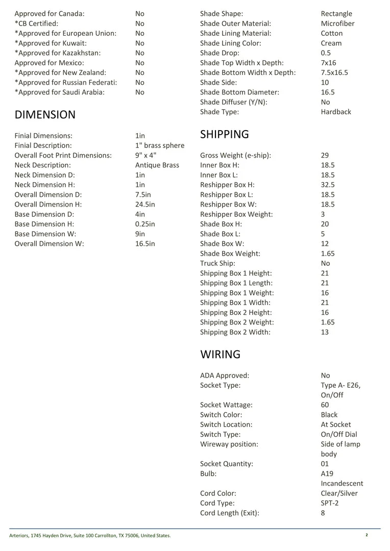 Arteriors Home Carson Lamp White Marble New Arrivals 7 Arteriors Home Carson Lamp White Marble New Arrivals