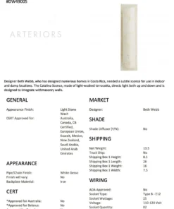 Arteriors Home New Arrivals Catalina Sconce