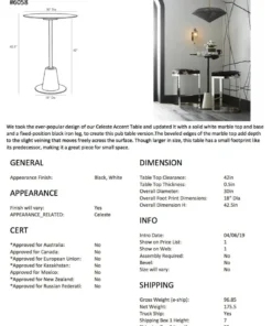 Arteriors Home New Arrivals Celeste Pub Table 12 Arteriors Home New Arrivals Celeste Pub Table