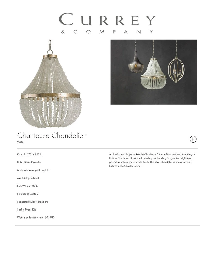 Currey And Company New Arrivals Chanteuse Chandelier 2 Currey And Company New Arrivals Chanteuse Chandelier