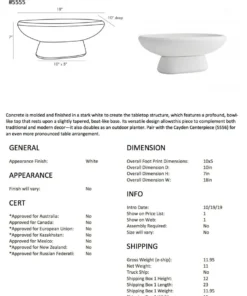 Arteriors Home New Arrivals Chelsea Centerpiece 17 Arteriors Home New Arrivals Chelsea Centerpiece