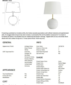 Arteriors Home Colton Lamp New Arrivals