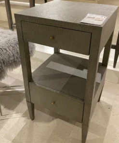 Made Goods Conrad Single Nightstand Seal Faux Raffia New Arrivals