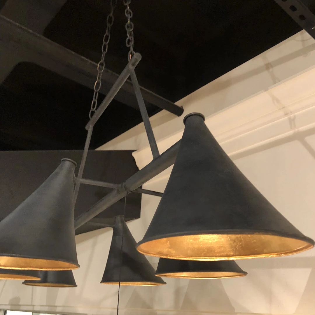 Currey And Company Culpepper Rectangular Chandelier 6 Currey And Company Culpepper Rectangular Chandelier