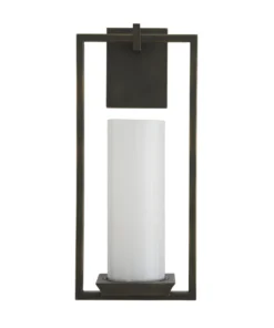 Arteriors Home Pillar Sconce Aged Bronze