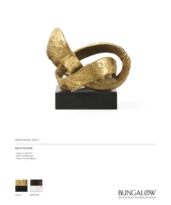 Bungalow 5 Demi Statue Gold