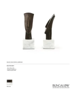 Bungalow 5 New Arrivals Delos Statue Pair Bronze 9 Bungalow 5 New Arrivals Delos Statue Pair Bronze