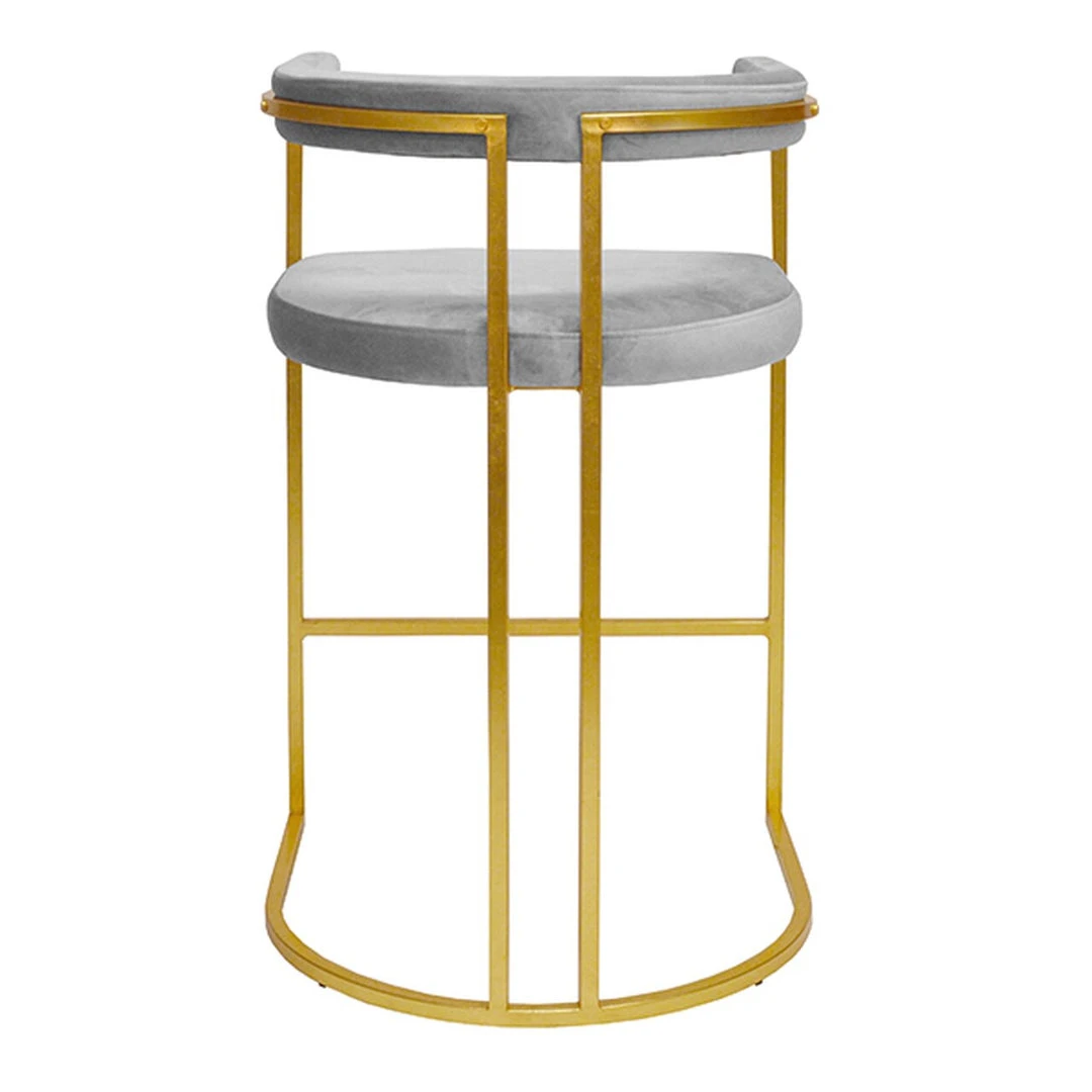 Worlds Away New Arrivals Donovan Bar Stool Grey Velvet And Gold Leaf 3 Worlds Away New Arrivals Donovan Bar Stool Grey Velvet And Gold Leaf