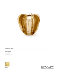 Bungalow 5 New Arrivals Doral Vase Brass 17 Bungalow 5 New Arrivals Doral Vase Brass