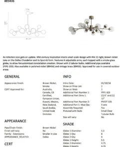 Arteriors Home New Arrivals Dallas Small Chandelier Brown Nickel 13 Arteriors Home New Arrivals Dallas Small Chandelier Brown Nickel