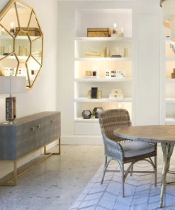 Made Goods New Arrivals Dallon 3 Door Buffet In Cool Gray Faux Shagreen And Gold 7 Made Goods New Arrivals Dallon 3 Door Buffet In Cool Gray Faux Shagreen And Gold